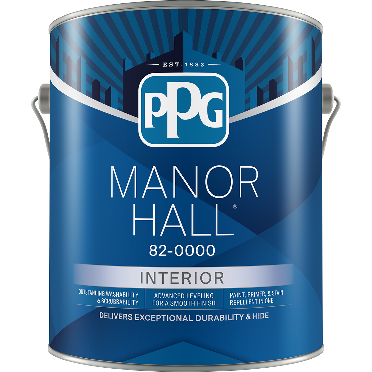 Interior Latex Paint Midtone Base Eggshell, 1-Litre