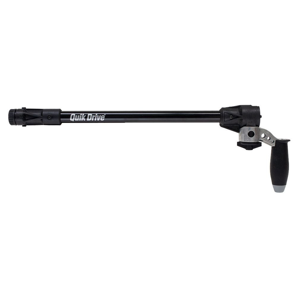 Black Quik Drive tool on a white background