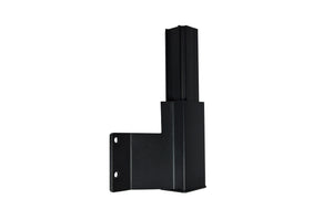 Fascia Mount Corner Bracket, Textured Black