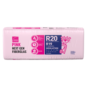 R-20 PINK NEXT GEN FIBERGLAS Insulation 23-inch x 47-inch x 6-inch (120.0 sq.ft.)