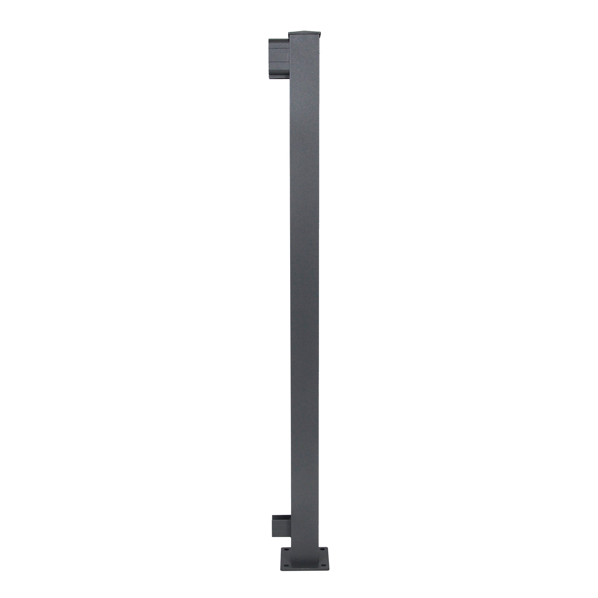Regal Corner Post, Titanium Slate (For 42" Height)