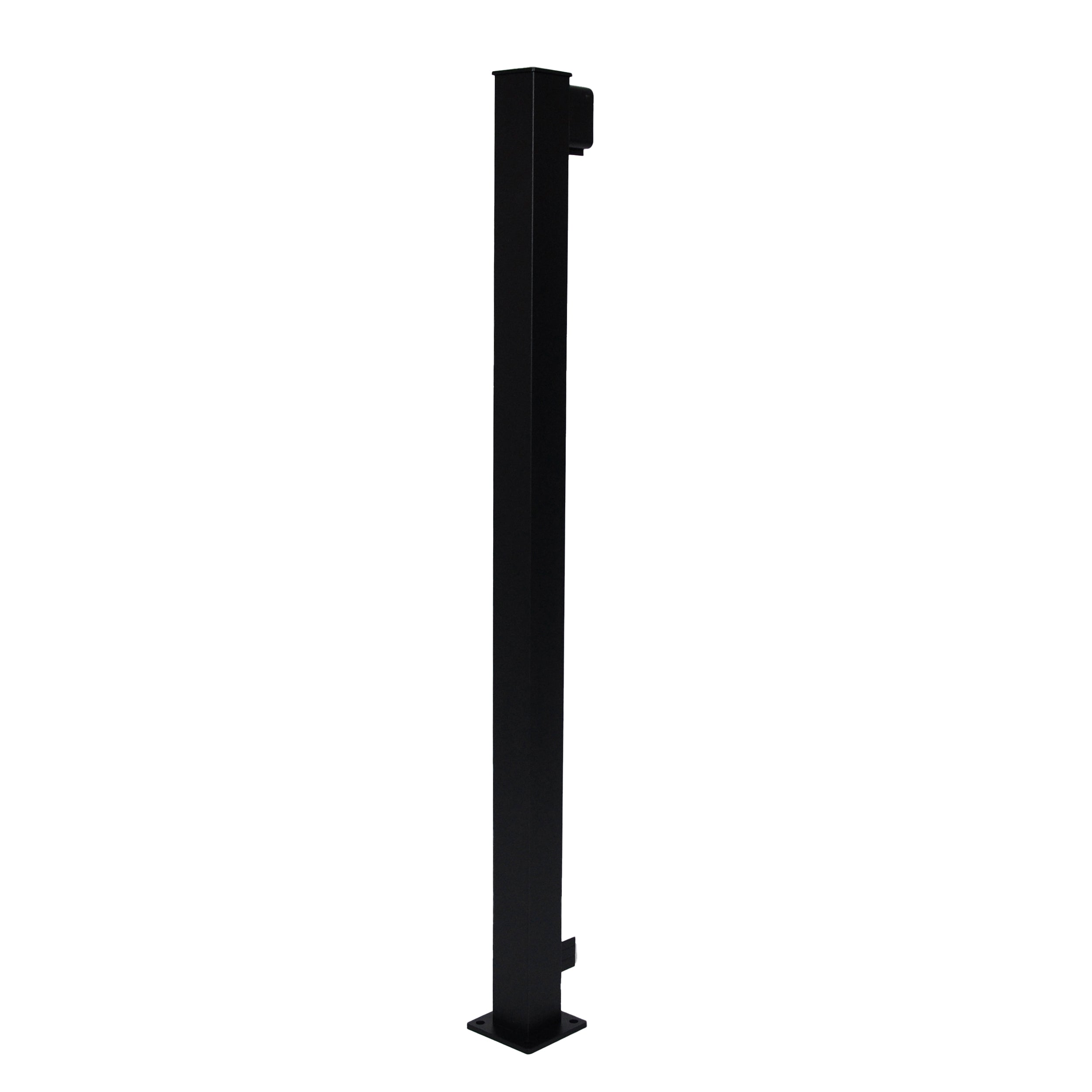 End Post, Textured Black (For 42" Height)