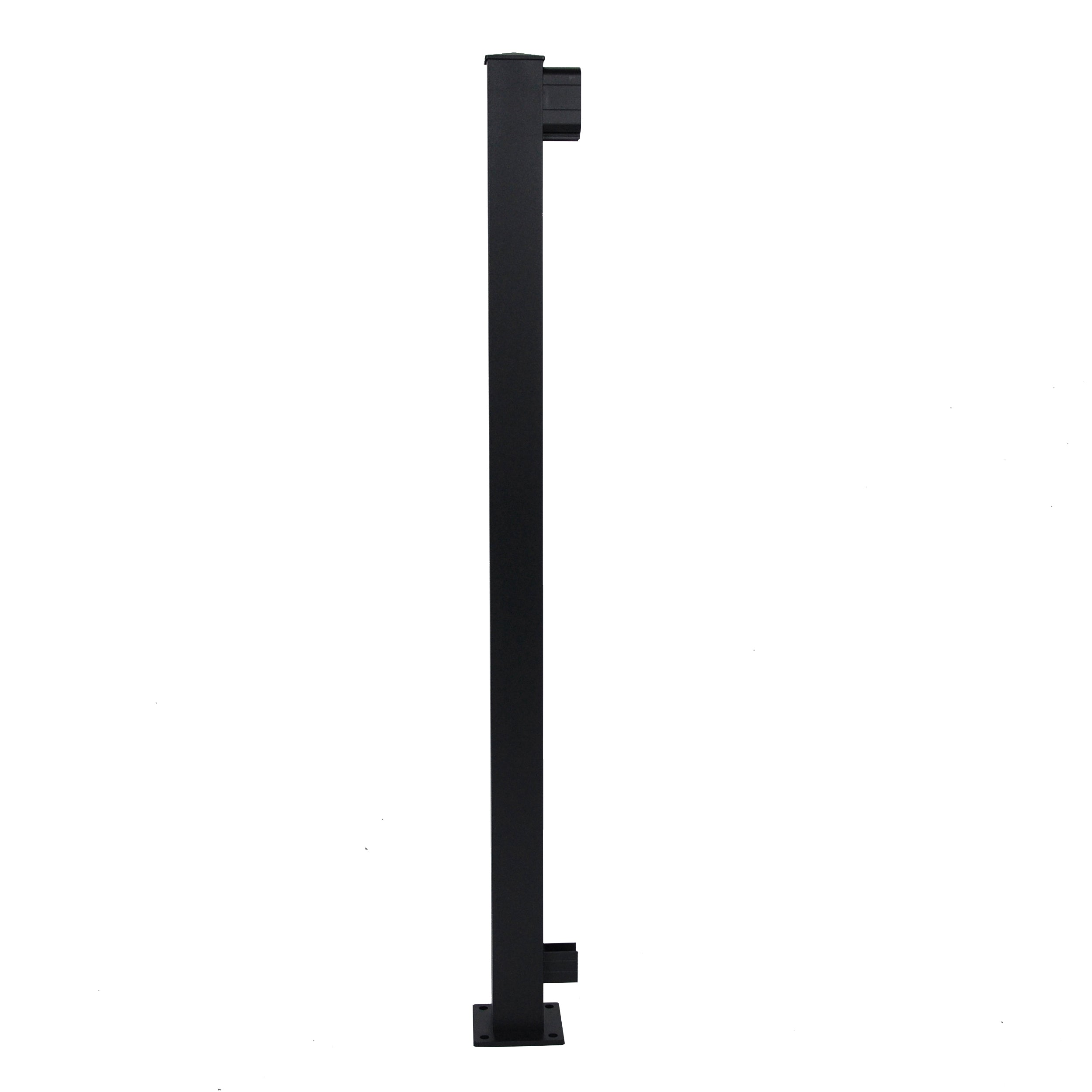 End Post, Textured Black (For 42" Height)