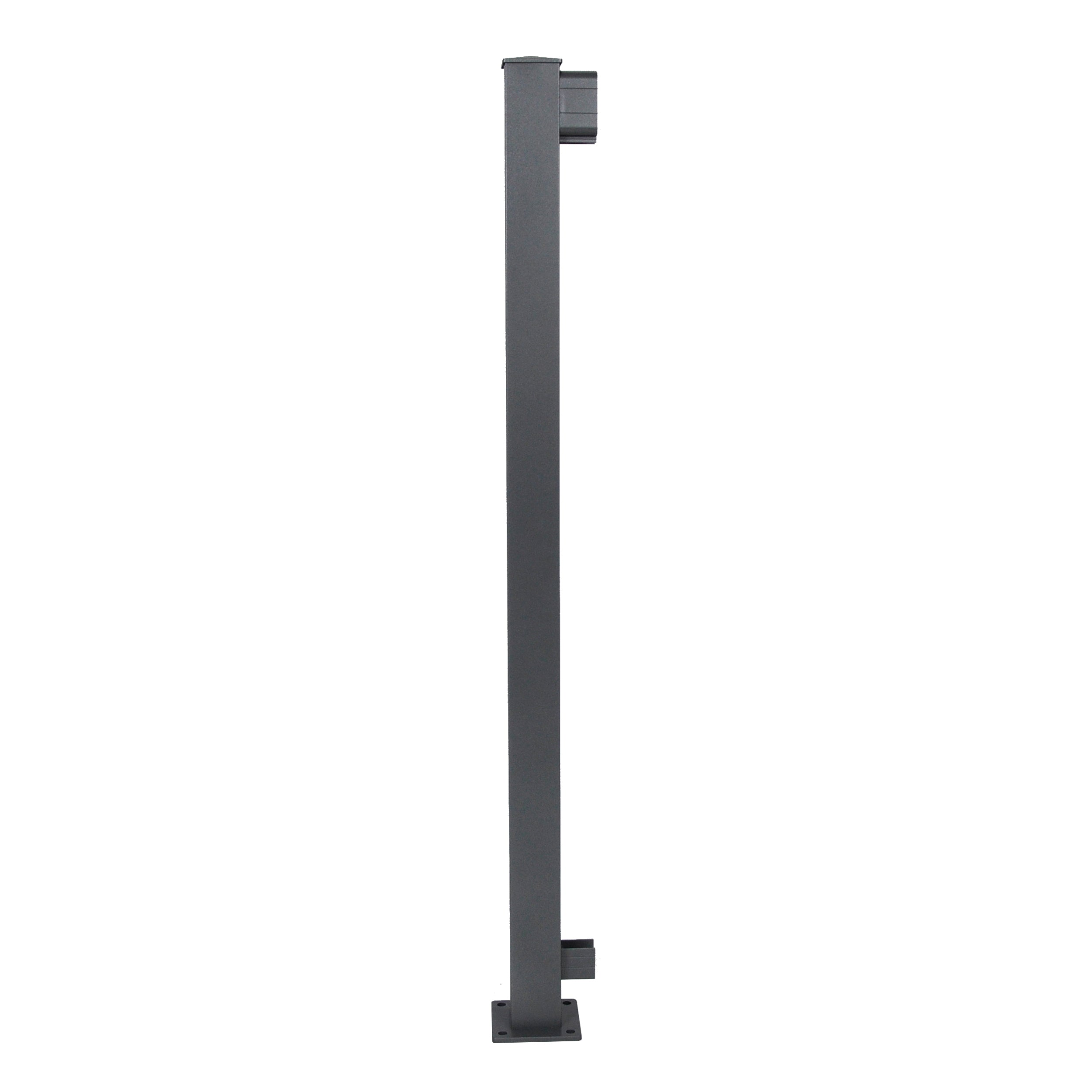 Regal End Post, Titanium Slate (For 42" Height)