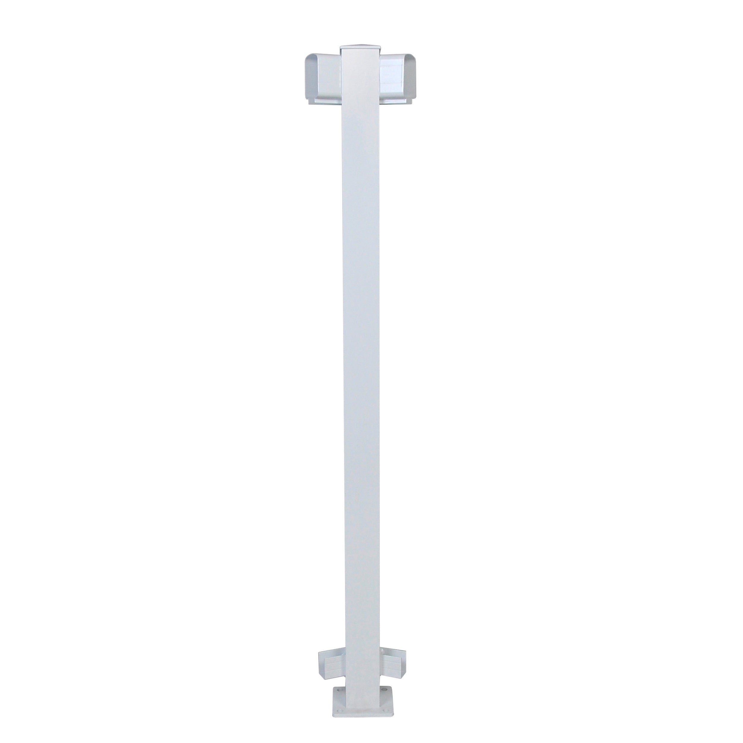 Regal 45° Angle Post, White (For 42" Height)