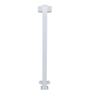 Regal 45° Angle Post, White (For 42" Height)