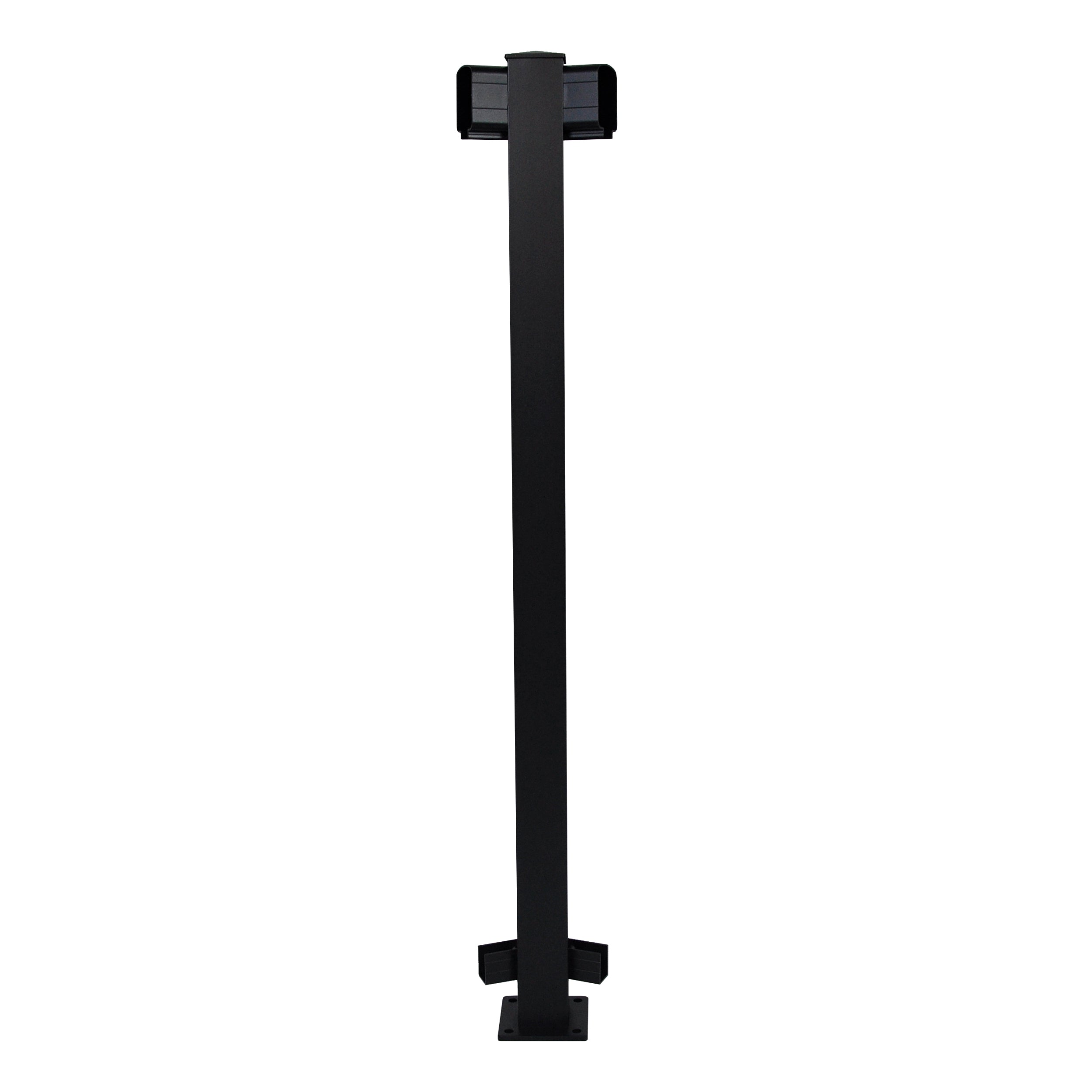 Regal 45° Angle Post, Textured Black (For 42" Height)