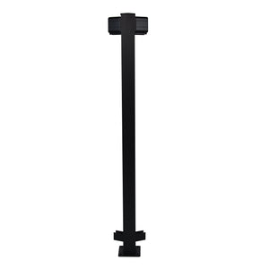 Regal 45° Angle Post, Textured Black (For 42" Height)
