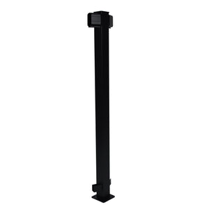 Regal 45° Angle Post, Textured Black (For 42" Height)