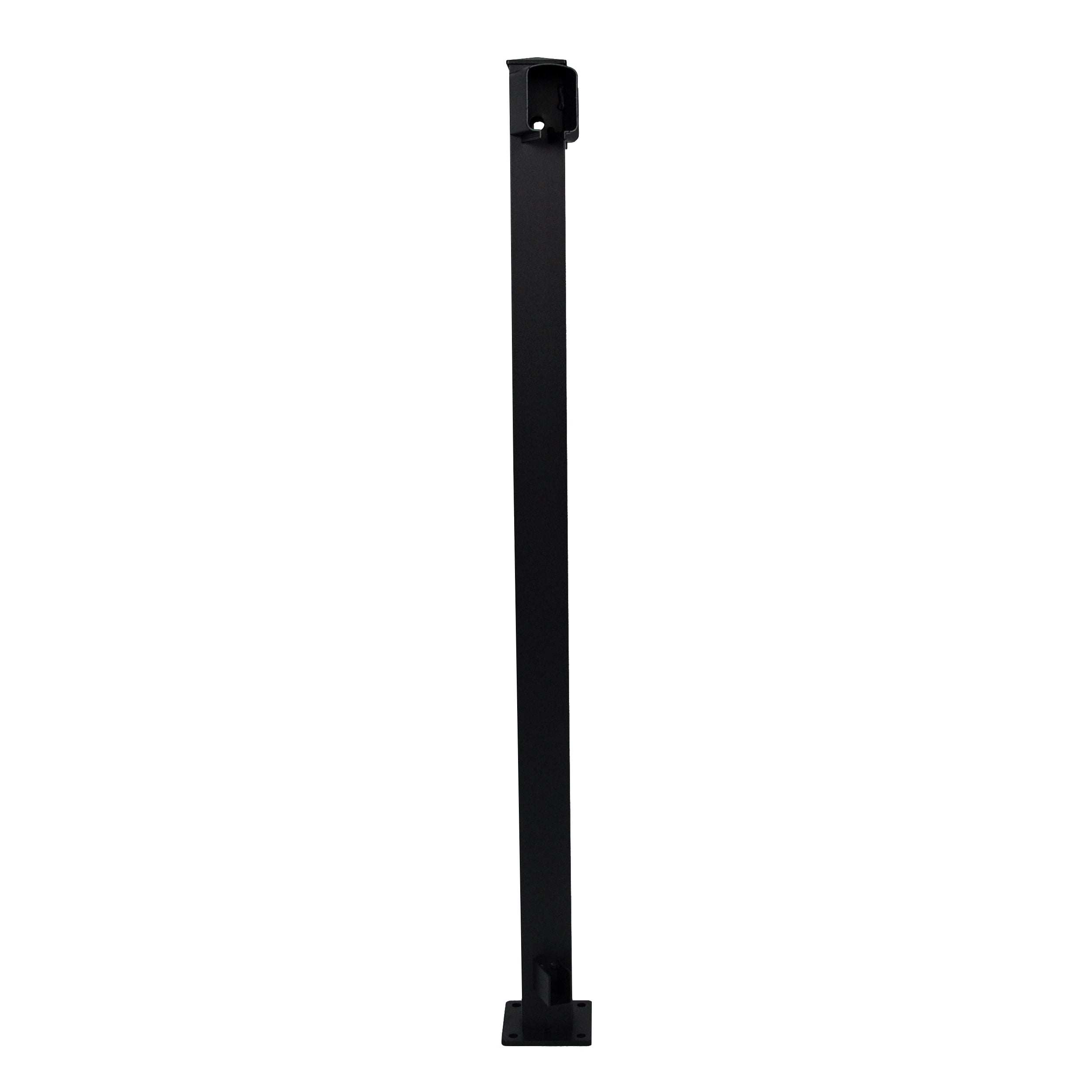Regal 45° Angle Post, Textured Black (For 42" Height)
