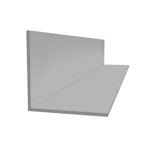 1-1/4"x1-1/4"x10’ Trusscore PVC Small Outside Corner Trim, Grey