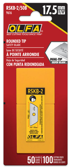 Round Tip Replacement Blades for SK-4, SK-6 & SK-9 Safety Knives