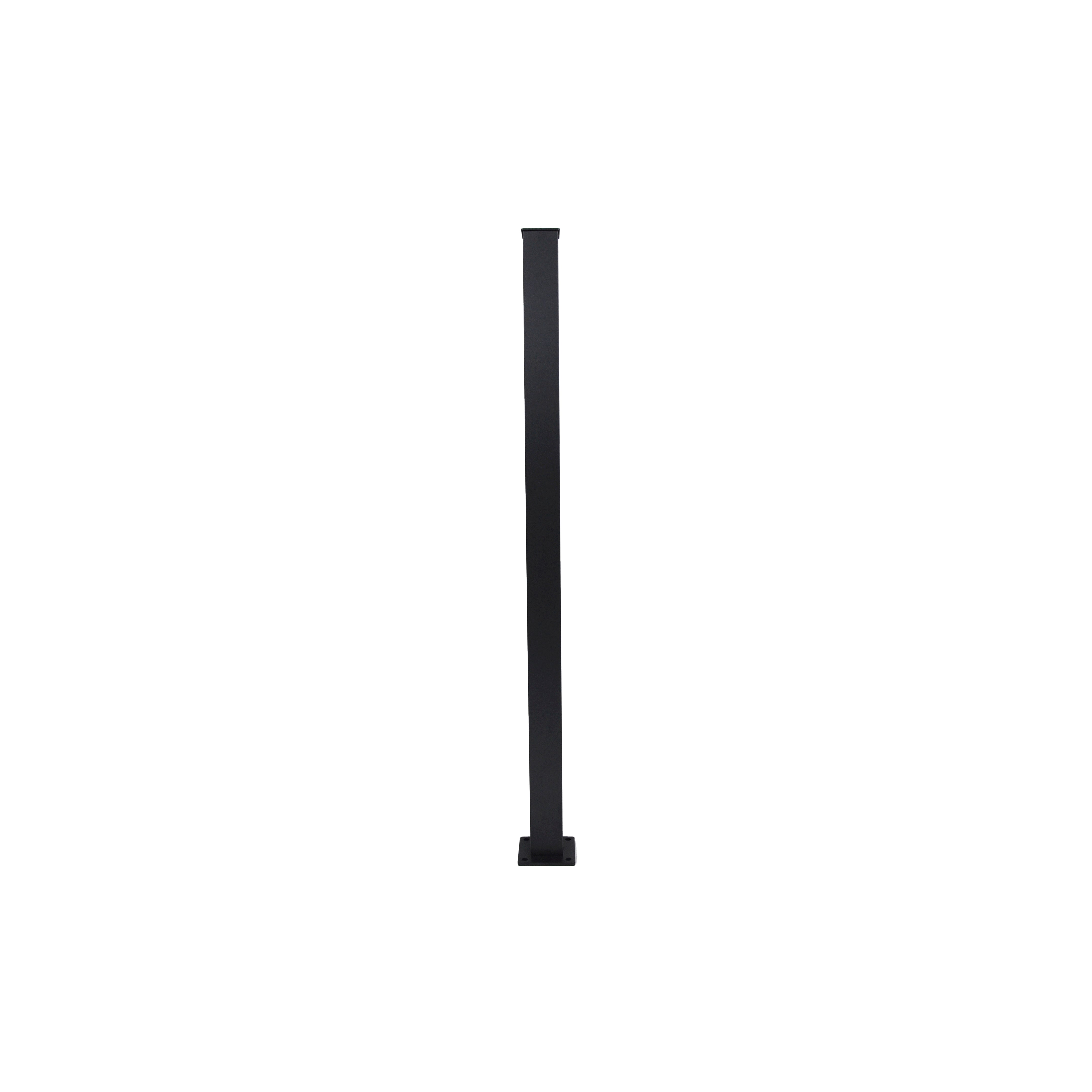 Stair Post, Textured Black (For 42" Height)