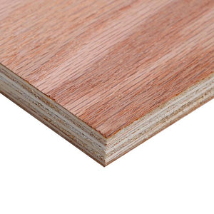 1/4 in X4 ft X8 ft RED OAK VENEER CORE FLAT SAWN G1S A-4