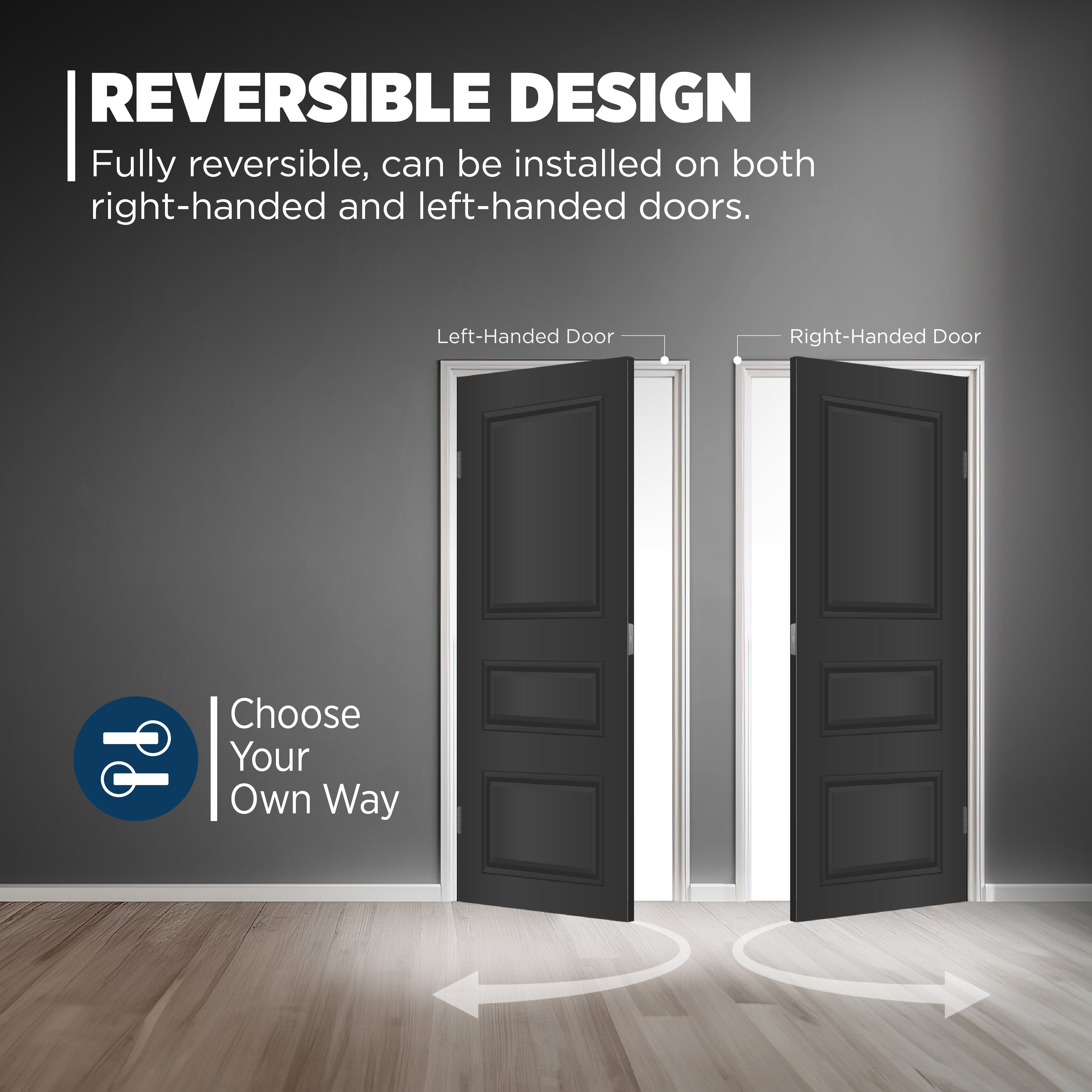 Contemporary Pocket Door Lock- Privacy, Satin Nickel Weiser Pocket Door Lock