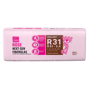 R-31 PINK NEXT GEN FIBERGLAS Insulation 16-inch x 48-inch x 9.25-inch (42.6 sq.ft.)