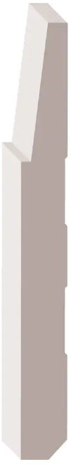 5/8"x5-1/2"x8' "M" Collection MDF Primed Baseboard Step