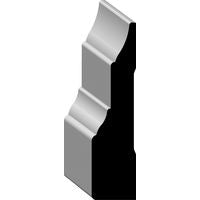 5/8"x2-1/2"x7' MDF Primed Casing Step