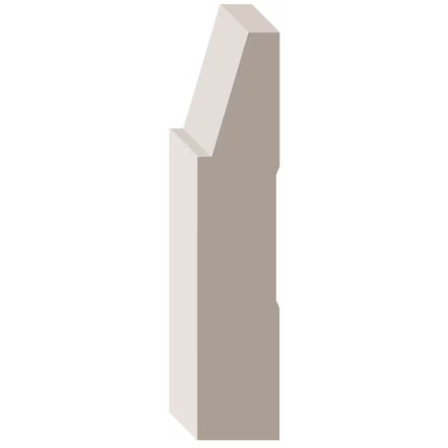 3/4 ” x 3-1/2” x 8'  "M" Collection Primed Medium Density Fibreboard Step Casing Moulding