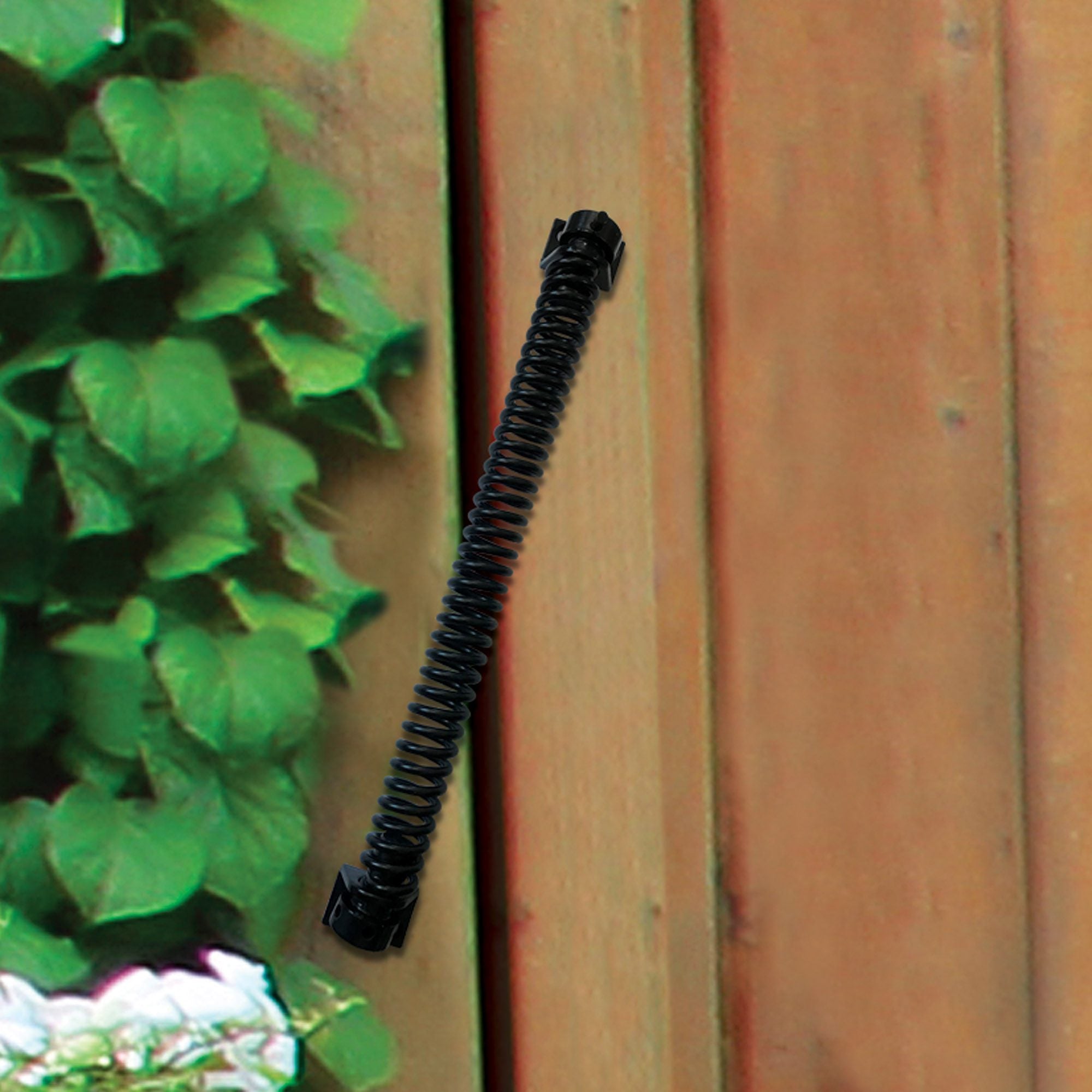 Galvanized Steel Self-Closing Gate Spring, Black