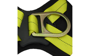 Padded Full Body Harness, Yellow, Blue, And Black