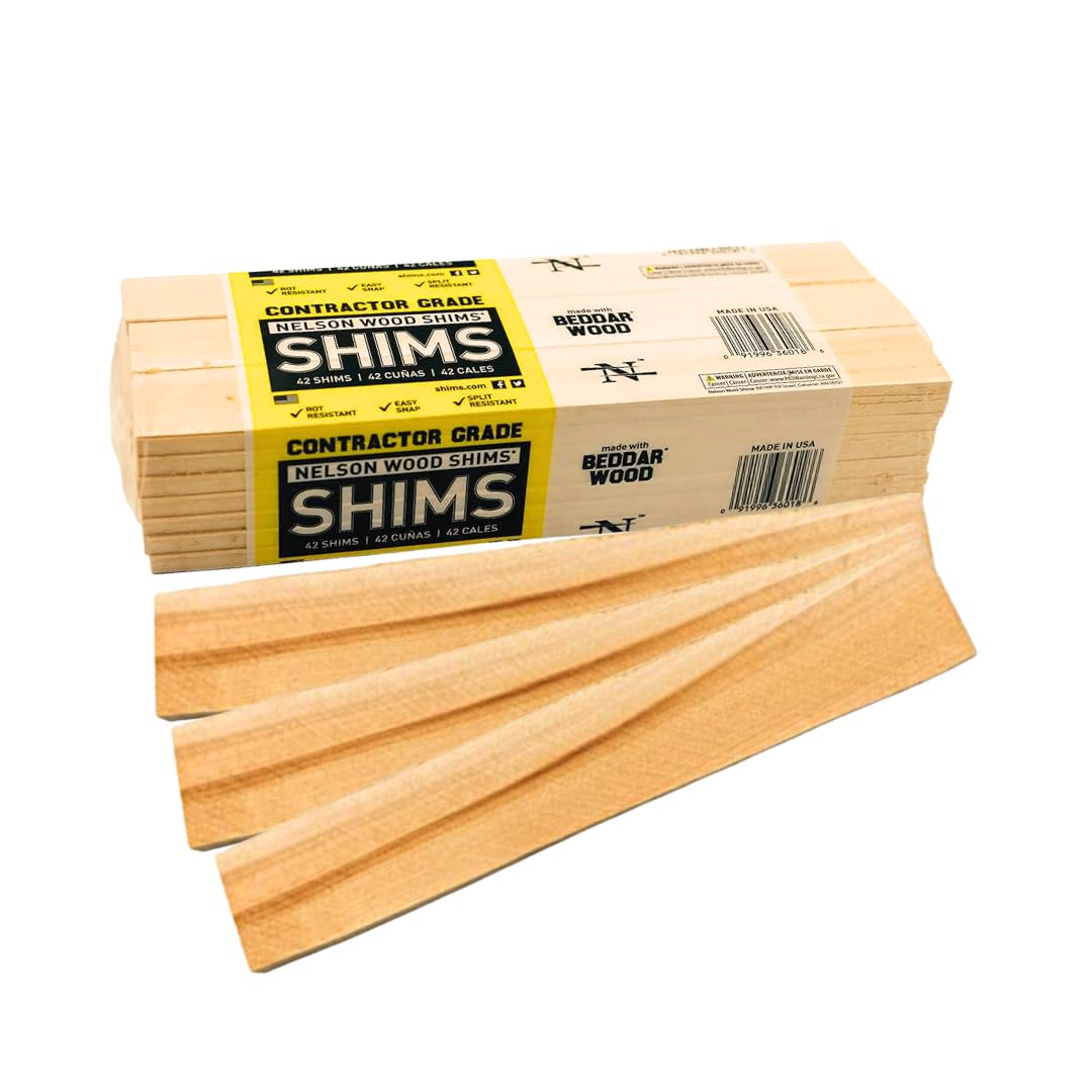 12" Wood Shims Contractor Grade (42/Pack)