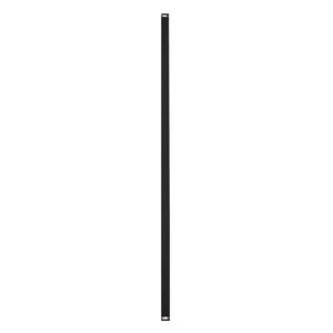 6' Straight Pickets, Textured Black (For 42")