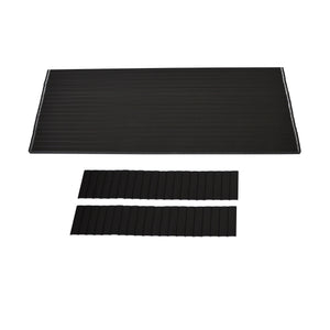 10' Straight Pickets, Textured Black (For 42")