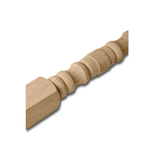 1-1/4" Square Top x 40" Oak Baluster