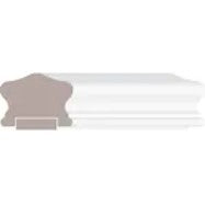 1-5/8"x2-1/4"x10' Paint Grade Top Handrail With Fillet