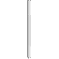 1-1/2"x32" Lacquered Baluster, White