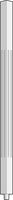 1-1/2"x32" Lacquered Baluster, White