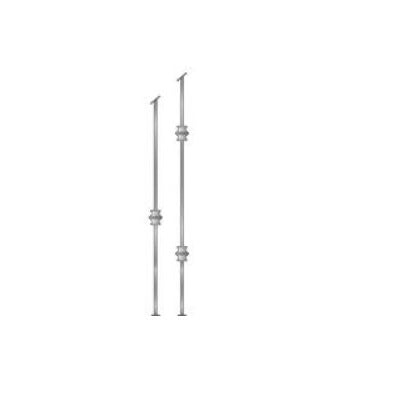 1/2"x1/2"x40" Knuckle Wrought Iron Stairway Baluster