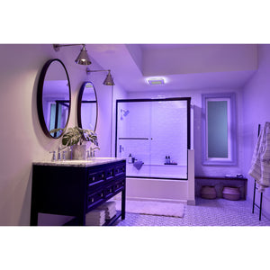 Broan-NuTone 110 CFM, 1.5 Sones ChromaComfort™ w/ Sensonic™  Bluetooth® Speaker Broan Bathroom Fan