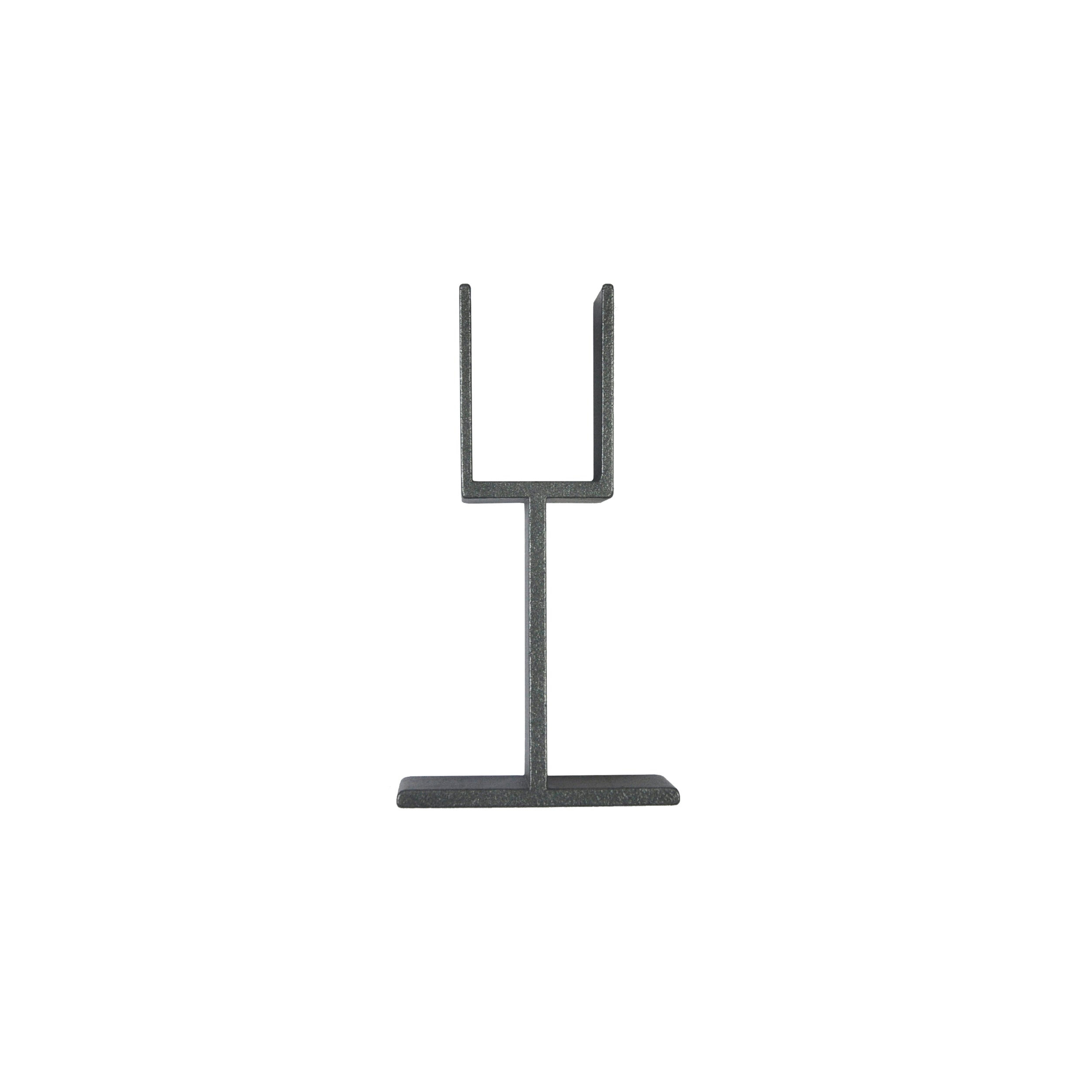 Regal Stair Rail Support Leg, Titananium Slate