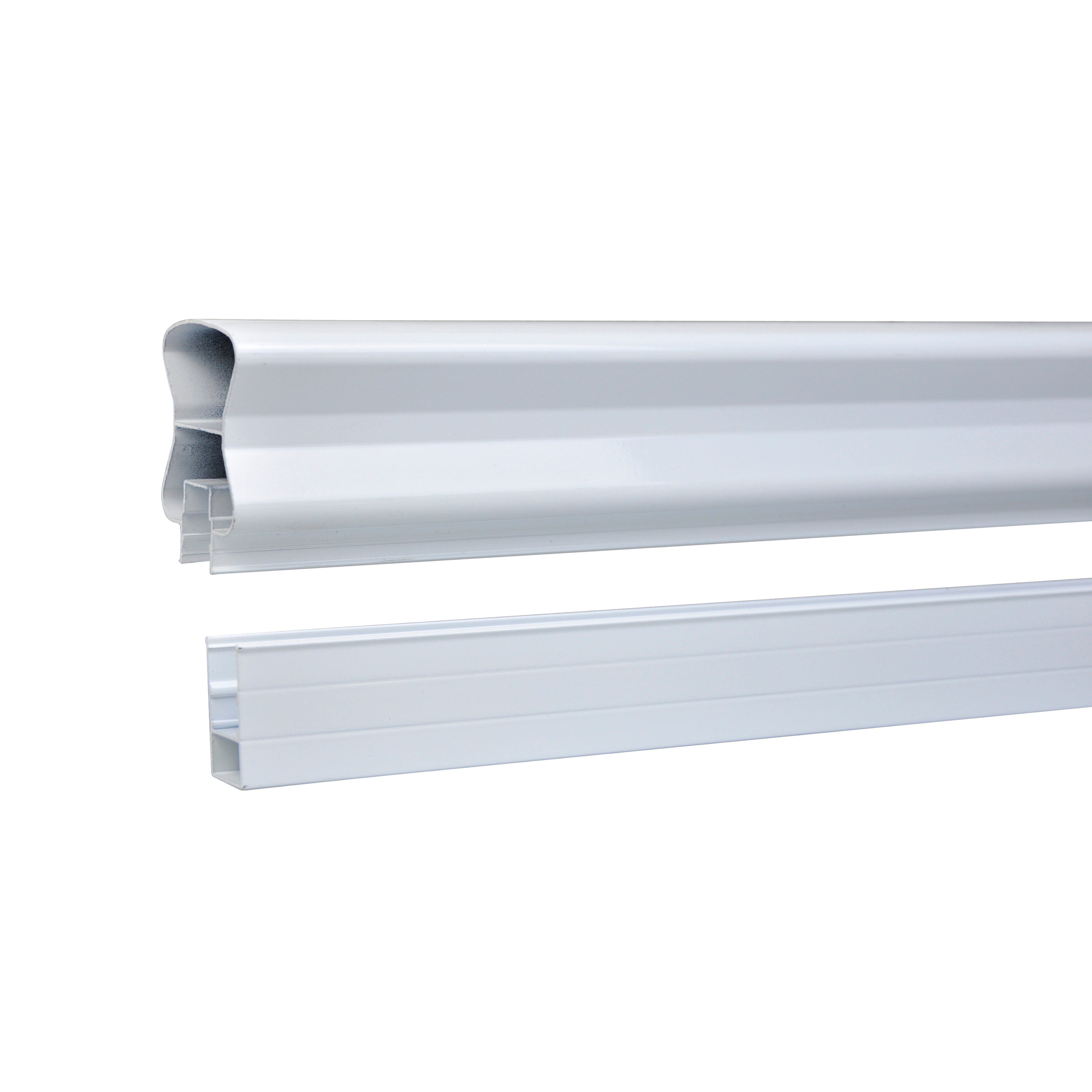 6' Top & Bottom Stair Rail, White