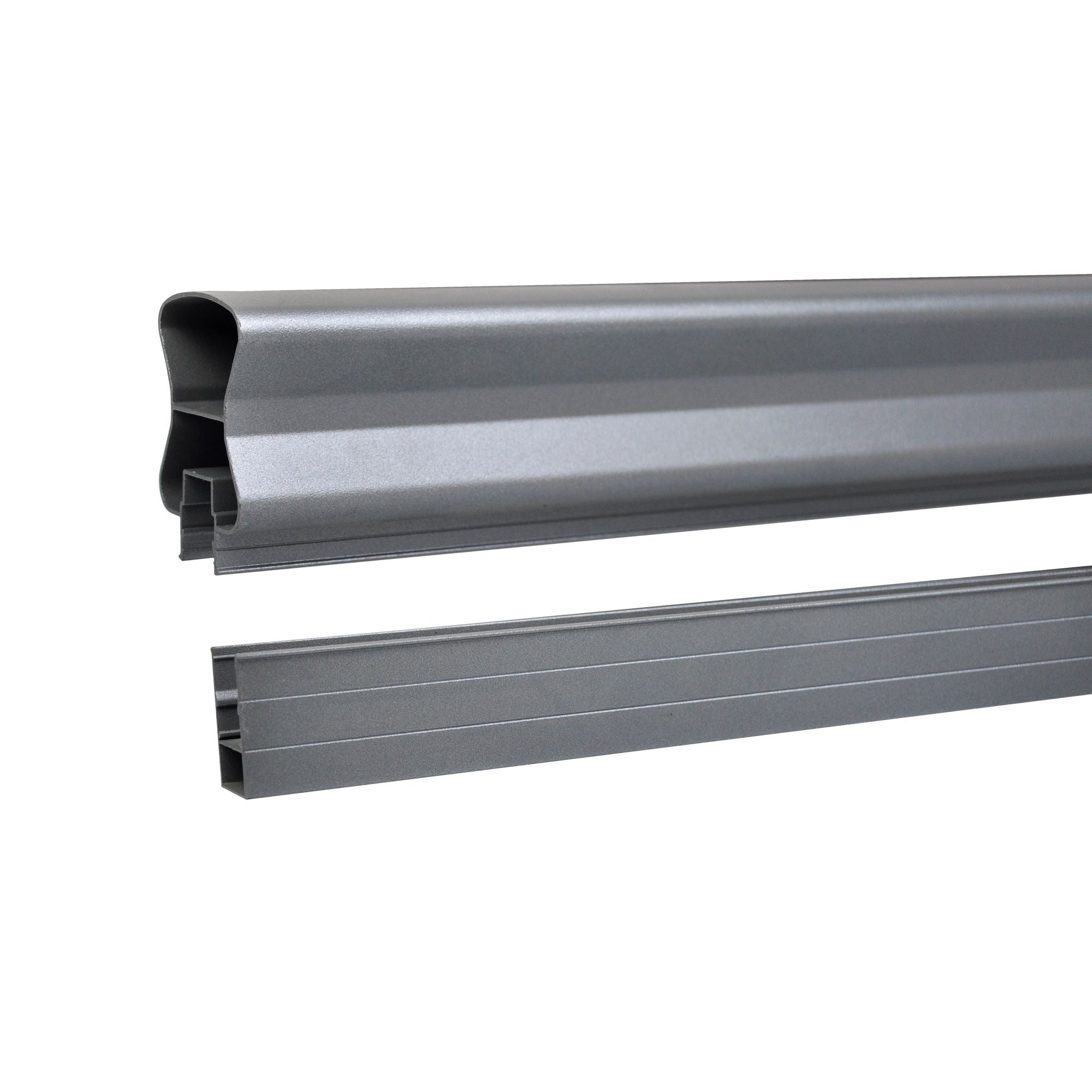 Regal 8' Graspable Top & Bottom Stair Rail, Titanium Slate
