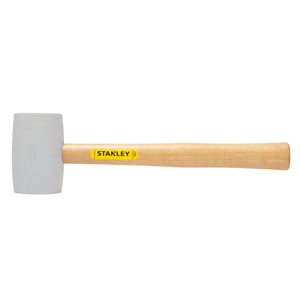 16oz Rubber Mallet White