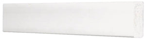 3/8" x 1-1/4" x 7' Plain White PVC Stop Moulding