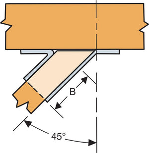 1-3/4"x8-1/2" SUL Joist Hanger for Engineered Wood, Zinc Galvanized