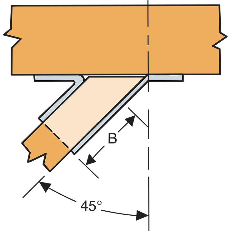 2-1/2"x8-1/2" SUL Joist Hanger for Engineered Wood, Zinc Galvanized