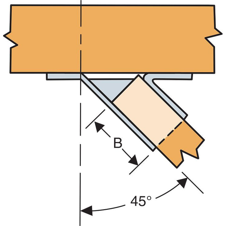 SUR Joist Hanger for 2x6, ZMAX® Galvanized