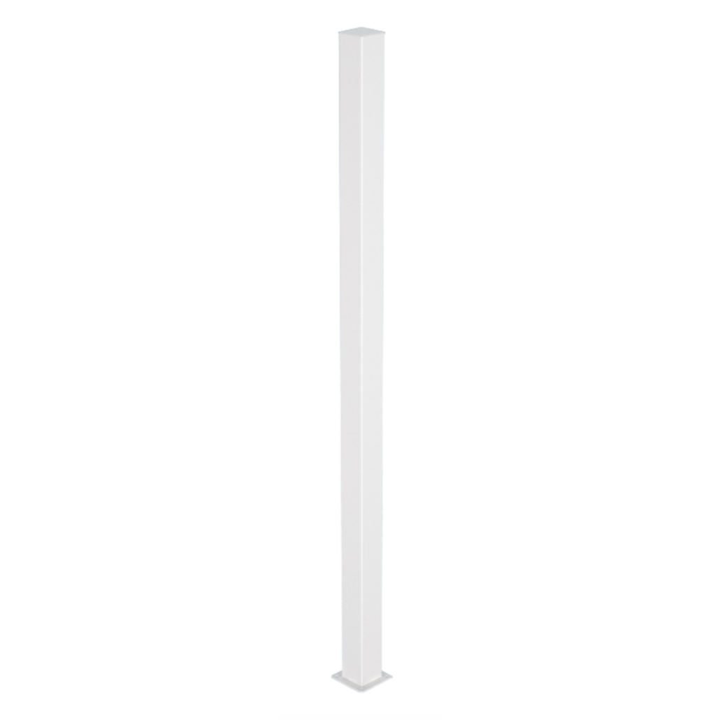 72" Century Privacy/Windwall Post, White