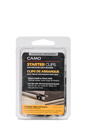 CAMO STARTER/END 25 CLIPS (30LF)