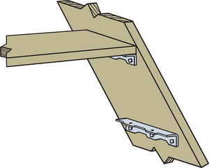 8-1/4" TA 12-Gauge Staircase Angle, ZMAX® Galvanized