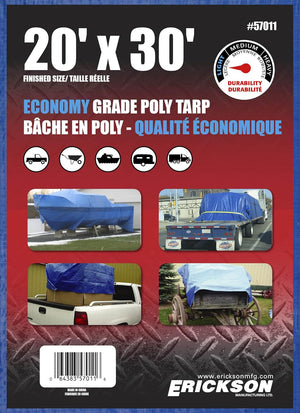 20'x30' All Purpose Tarp, Blue