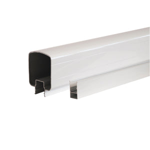 12' Top & Bottom Rail, White