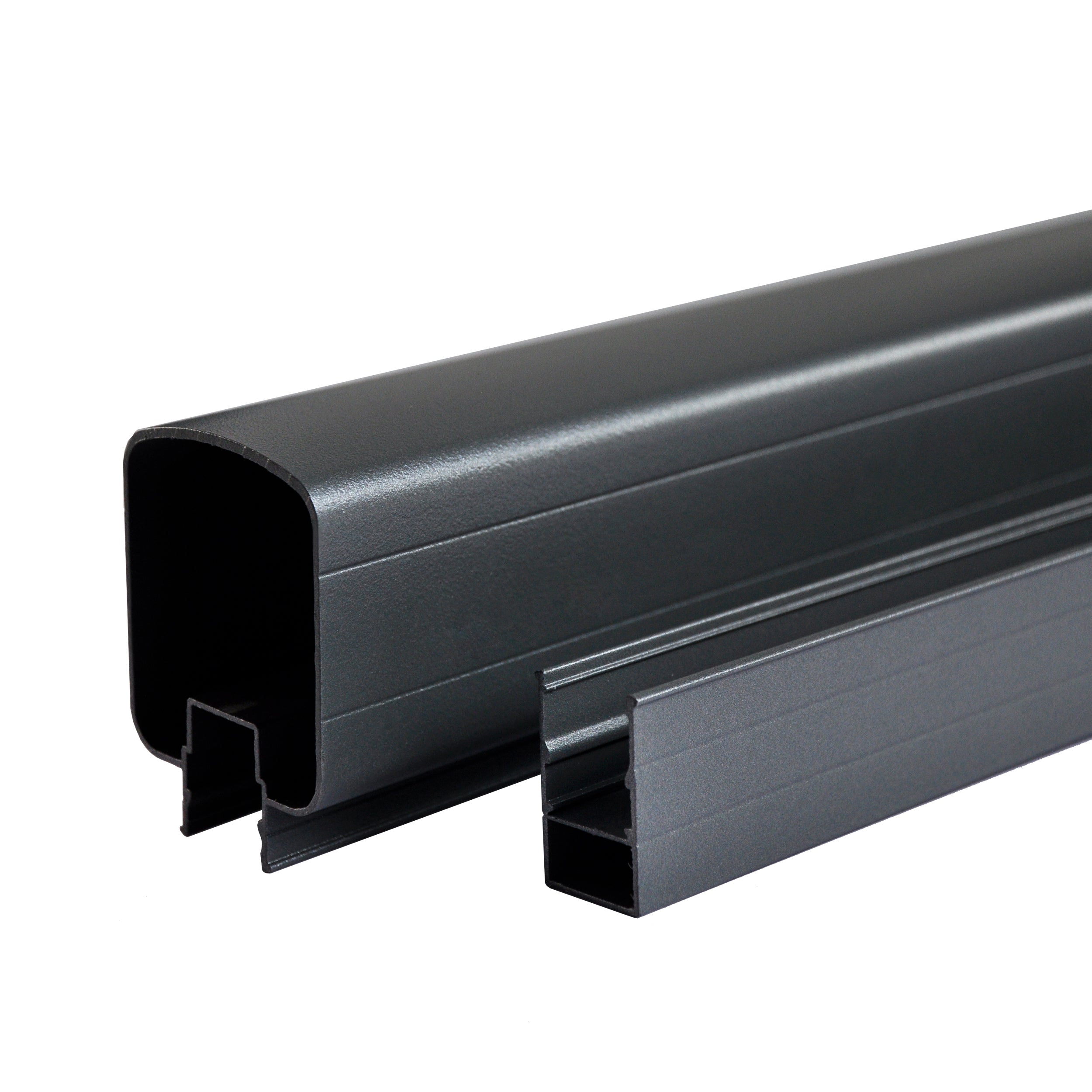 Regal 8' Top & Bottom Rail, Titanium Slate