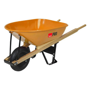 6 Cu. Ft. Wheelbarrow Steel Tray Garant Inc Wheelbarrows