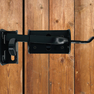 Square Transitional Thumb Latch Kit, Black